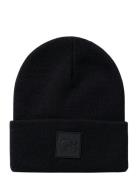 Nmnmalik Knit Beanie Badge Accessories Headwear Hats Beanie Black Name It