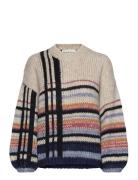 Taffie Tops Knitwear Jumpers Multi/patterned Munthe