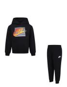 Nike Sportswear Gradient Futura Pullover Hoodie And Pants Set Sets Sweatsuits Black Nike