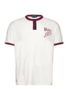 Classic Fit Logo Slub Jersey T-Shirt Tops T-Kortærmet Skjorte White Polo Ralph Lauren