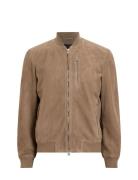 Kemble Suede Bomber Bomberjakke Jakke Brown AllSaints