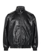 Rrpoul Jacket Pu Over D Fit Læderjakke Skindjakke Black Redefined Rebel