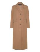 Vmvincemilan Long Coat Boos Cp Outerwear Coats Winter Coats Beige Vero Moda