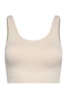 Soft Rib Seamless Crop Top Sport Bras & Tops Sports Bras - All Beige Moonchild Yoga Wear