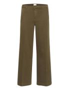 Laramw 149 Wide Pant Bottoms Trousers Wide Leg Khaki Green My Essential Wardrobe