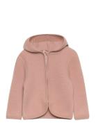 Jacket Ears Wool Fleece  Outerwear Fleece Outerwear Fleece Jackets Pink Huttelihut