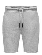 Onsceres Sweat Shorts Noos Bottoms Shorts Sweat Shorts Grey ONLY & SONS