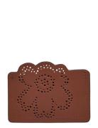 Imprint Card Holder Unikko Bags Card Holders & Wallets Card Holder Brown Marimekko