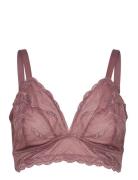 Unlined Triangle Lingerie Bras & Tops Soft Bras Non Wired Bras Pink Calvin Klein