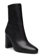 088-Valoris Bis Cuir Shoes Boots Ankle Boots Ankle Boots With Heel Black Jonak Paris