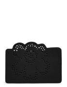 Imprint Card Holder Unikko Bags Card Holders & Wallets Card Holder Black Marimekko