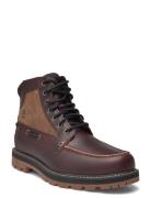 Britton Road Mid Lace Up Boot Burgundy Full Grain Snørestøvler Brown Timberland