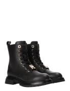 Tommy Hilfiger Lace-Up Ankle Boots Black Boots Støvler Black Tommy Hilfiger