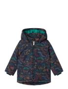 Nmmmax Jacket Aop Outerwear Jackets & Coats Winter Jackets Navy Name It