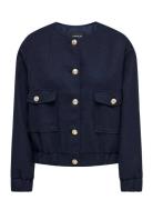 Onlgia Boucle Jacket Otw Outerwear Jackets Light-summer Jacket Navy ONLY