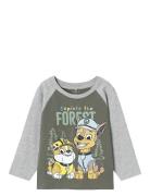 Nmmsente Pawpatrol Ls Nreg Top Cplg Tops T-shirts Long-sleeved T-Skjorte Green Name It