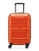 Rempart 55 Cm Exp. Cabin Trolley Case Bags Suitcases Orange DELSEY PARIS