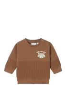 Nbmnulton Ls Sweat Bru Tops Sweatshirts & Hoodies Sweatshirts Brown Name It