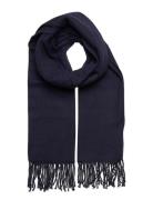 Jacsolid Woven Scarf Noos Accessories Scarves Winter Scarves Navy Jack & J S