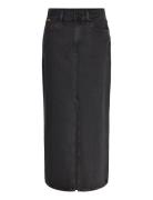 Viktoria Long Skirt Wmn Lang Nederdel Black G-Star RAW