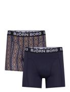 Bamboo Cotton Blend Boxer 2P Boxershorts Navy Björn Borg