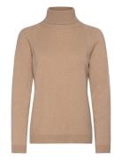 Turtle Neck Sweater Tops Knitwear Turtleneck Brown United Colors Of Benetton