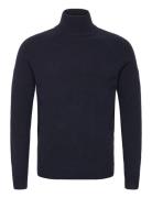 Bs Barbeau Regular Fit Knitwear Tops Knitwear Turtlenecks Navy Bruun & Stengade