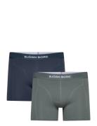 Premium Cotton Stretch Boxer 2P Boxershorts Navy Björn Borg