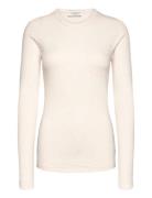 Bs Margrethe Regular Fit Top Tops Shirts Long-sleeved Cream Bruun & Stengade