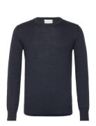 Bs Jupiter Regular Fit Knitwear Tops Knitwear Round Necks Navy Bruun & Stengade