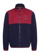 Heritage Nbr Flc Fz Tops Sweatshirts & Hoodies Sweatshirts Navy Hackett London