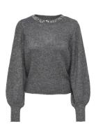 Onlelsa L/S Pullover Knt Noos Tops Knitwear Jumpers Grey ONLY