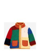 Baby Color Block Sheepskin Jacket Outerwear Fleece Outerwear Fleece Jackets Multi/patterned Bobo Choses