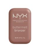 Nyx Professional Makeup Buttermelt Bronze All Butta'd Up 02 Bronzer Solpudder Nude NYX Professional Makeup