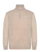 Delepine Grand Cru Tops Knitwear Half Zip Jumpers Beige Maison Labiche Paris