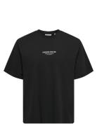 Onscurated Rlx Print Ss Tee Noos Tops T-Kortærmet Skjorte Black ONLY & SONS