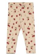 Legging Printed Bottoms Leggings Beige Petit Piao