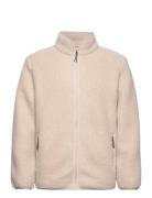 Fleece Jacket Tops Sweatshirts & Hoodies Fleeces & Midlayers Cream Lindbergh