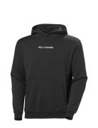 Cotton Fleece Hoodie Tops Sweatshirts & Hoodies Hoodies Black Helly Hansen