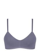 Sloggi Soft Adapt P Lingerie Bras & Tops Soft Bras Non Wired Bras Blue Sloggi