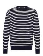 Pima Org Ctn Cashmere Crew Neck Tops Knitwear Round Necks Navy Tommy Hilfiger