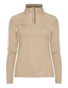 Skyler Half Zip Sport Sweatshirts & Hoodies Fleeces & Midlayers Beige Röhnisch