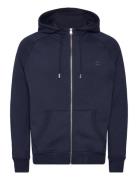 Exeter River Brushed Back Full Zip Hoodie Dark Sapphire/Dark Denim Designers Sweatshirts & Hoodies Hoodies Navy Timberland