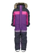 Bjärven Kds Cover 3 Outerwear Coveralls Snow-ski Coveralls & Sets Purple Didriksons