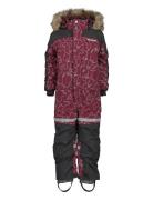 Bjärven Kds Cov Se Outerwear Coveralls Snow-ski Coveralls & Sets Burgundy Didriksons