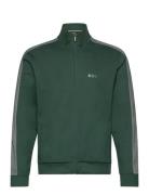 Tracksuit Jacket Tops Sweatshirts & Hoodies Sweatshirts Green BOSS