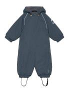 Nylon Baby Suit - Solid Outerwear Coveralls Snow-ski Coveralls & Sets Navy Mikk-line