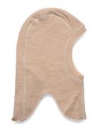 Balaclava, Double Layer Accessories Headwear Balaclava Beige CeLaVi