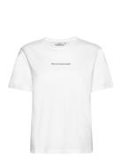 Mschterina Organic Small Logo Tee Tops T-shirts & Tops Short-sleeved White MSCH Copenhagen