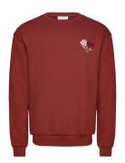 Felipe Sweatshirt Tops Sweatshirts & Hoodies Sweatshirts Red Les Deux
